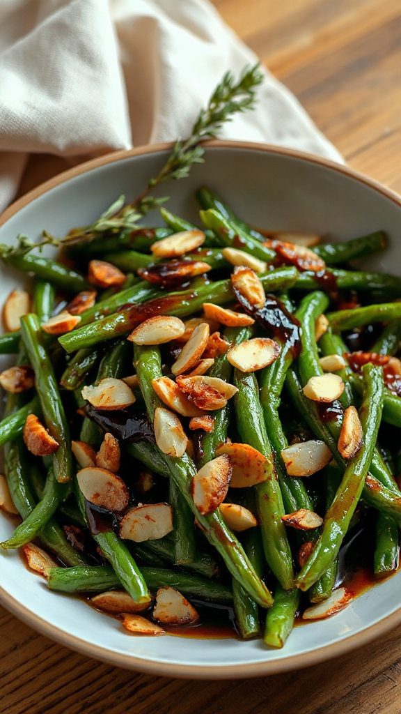 balsamic roasted green beans balsamic roasted green beans