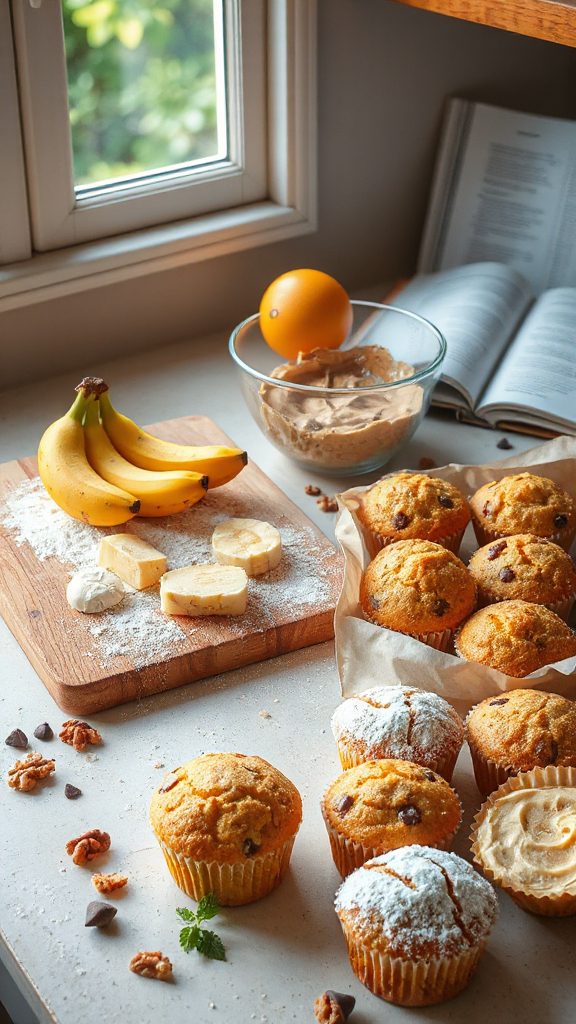 banana muffins recipe instructions