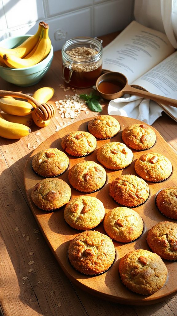 banana oatmeal muffins recipe