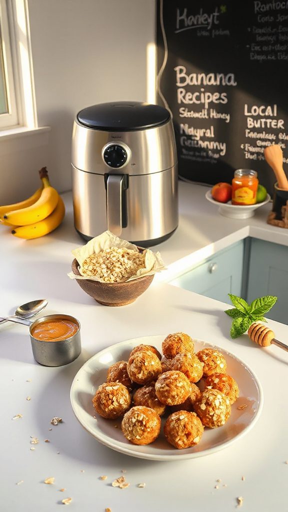 banana oatmeal snack bites