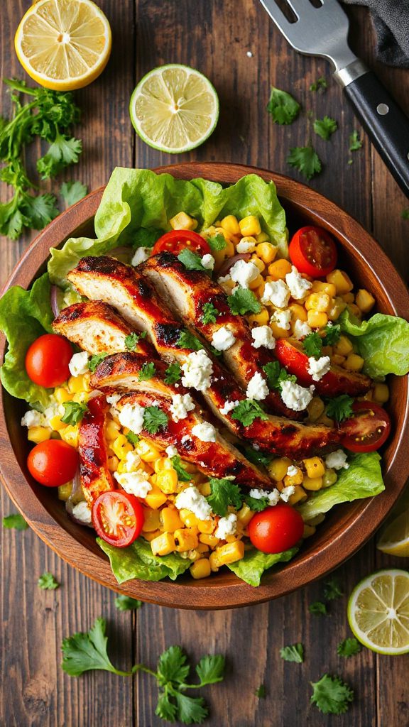 bbq chicken salad delight
