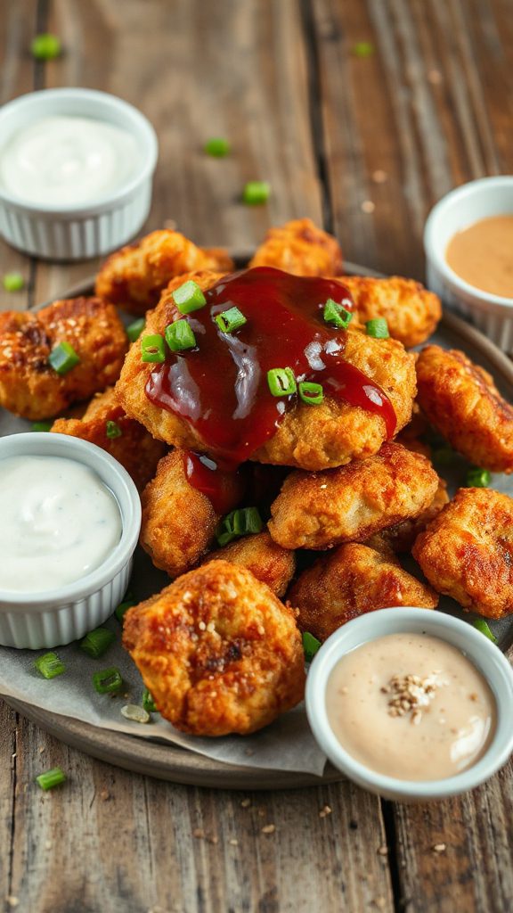 bbq flavored chicken nuggets bbq flavored chicken nuggets