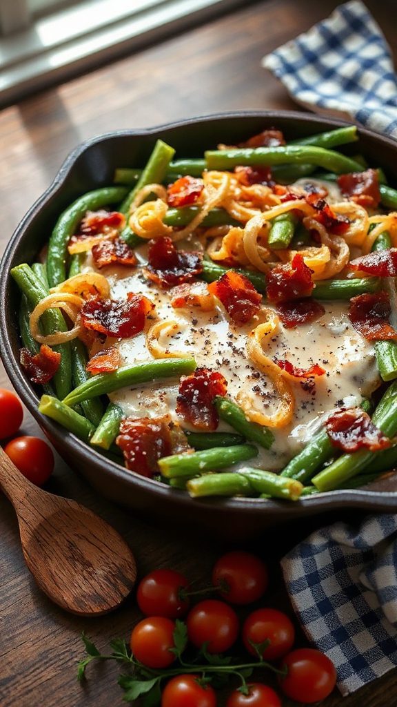 bbq green bean casserole recipe