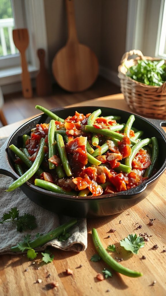bbq green bean casserole recipe