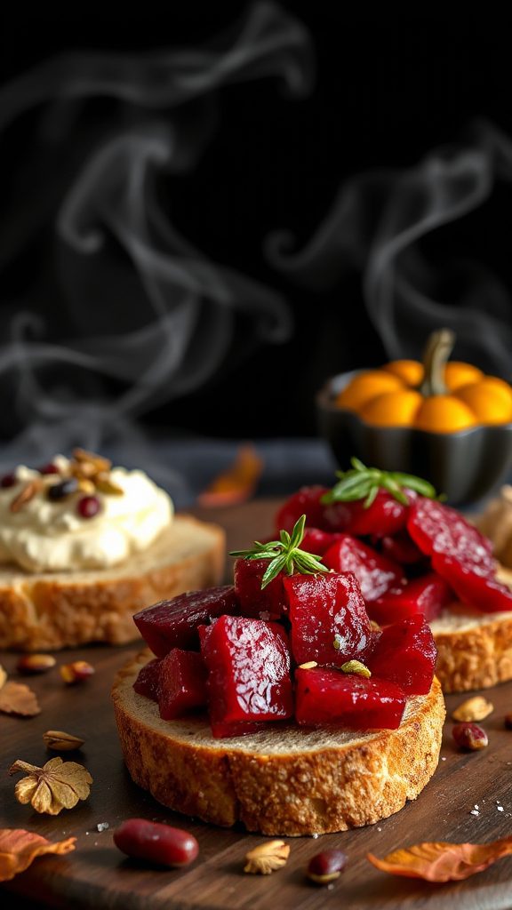 beet goat cheese bruschetta beet goat cheese bruschetta