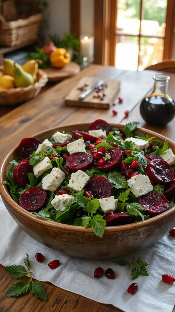 beetroot goat cheese salad beetroot goat cheese salad