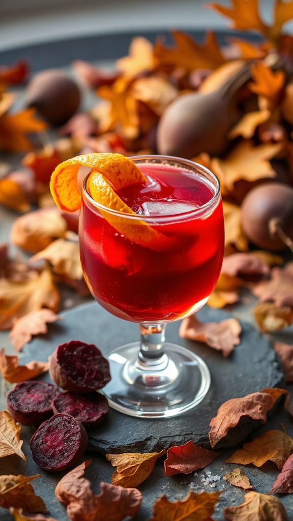 beetroot infused cocktail experience