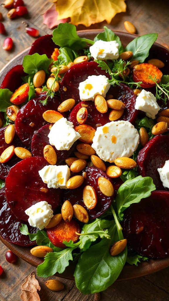 beets goat cheese salad