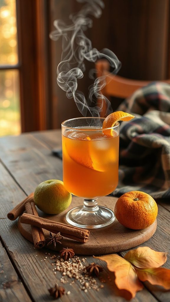 bergamot infused warm cocktail bergamot infused warm cocktail