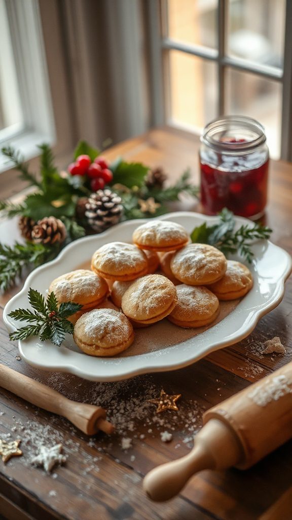 berliner krapfen filled cookies