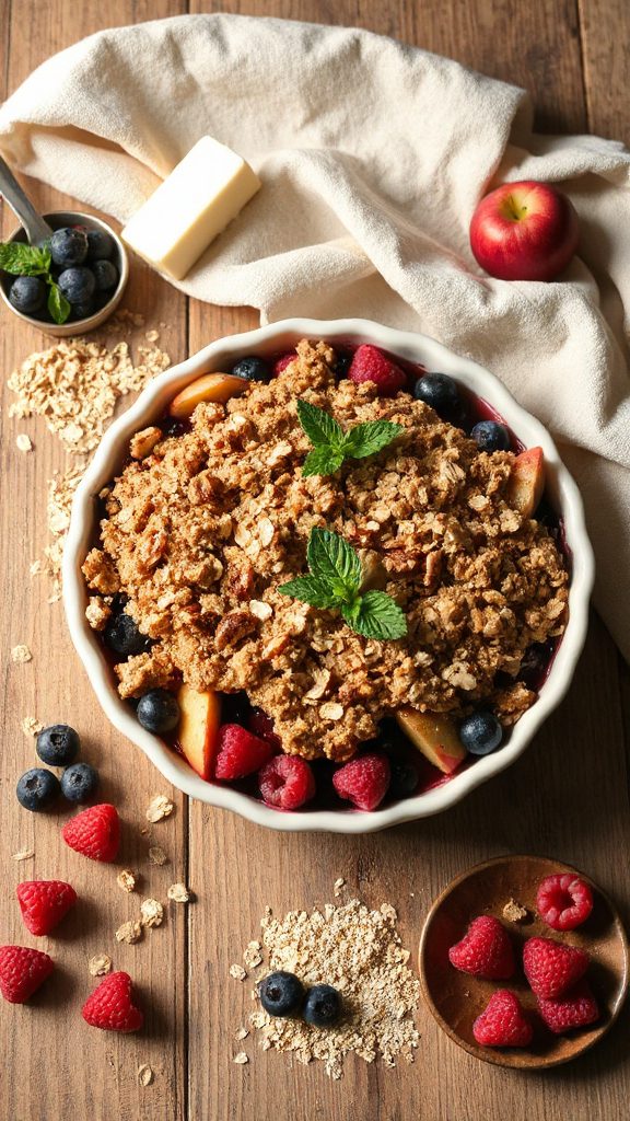 berry apple crisp delight