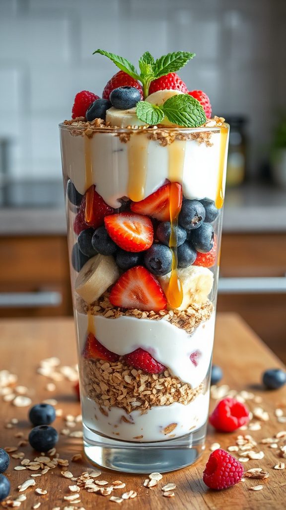 berry banana oat parfait berry banana oat parfait