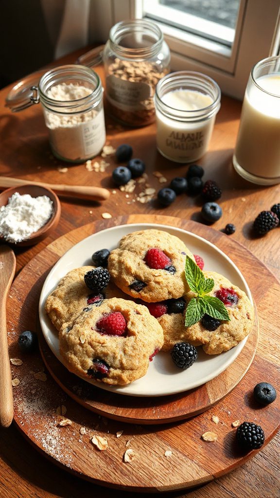 berry filled allergy friendly cookies