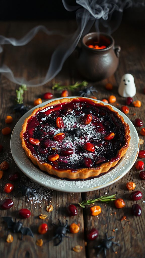 berry filled spooky dessert delight