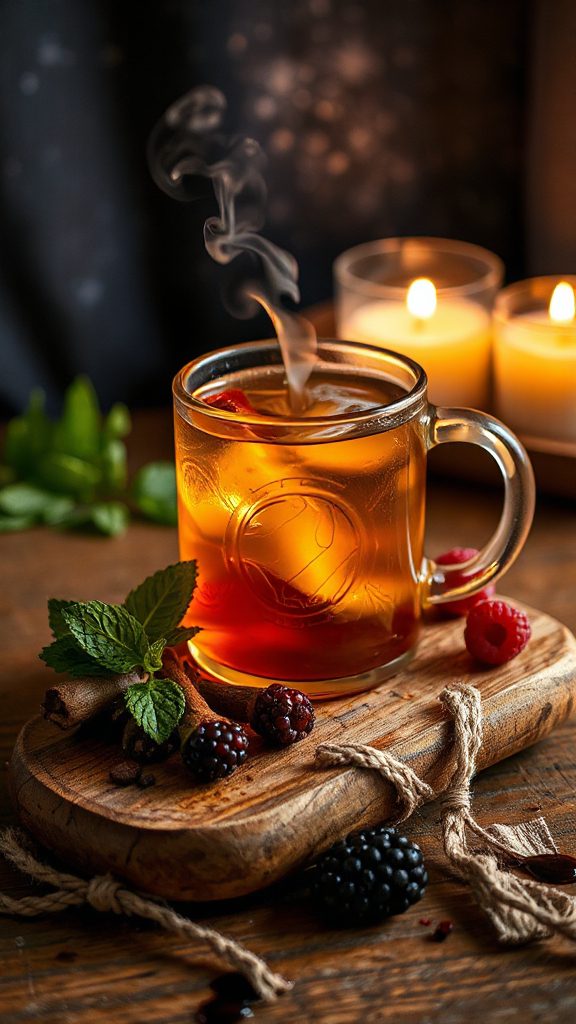 berry infused soothing hot drink