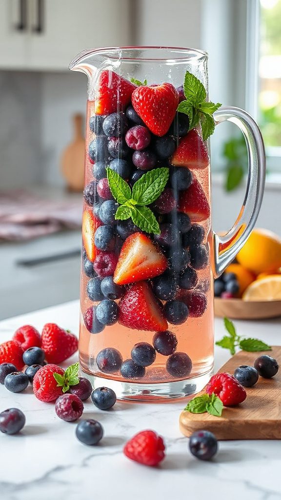 berry infused water recipe berry infused water recipe