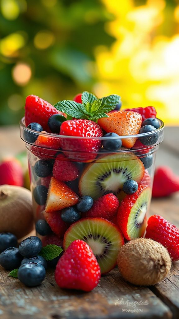 berry rich fruit cup recipe