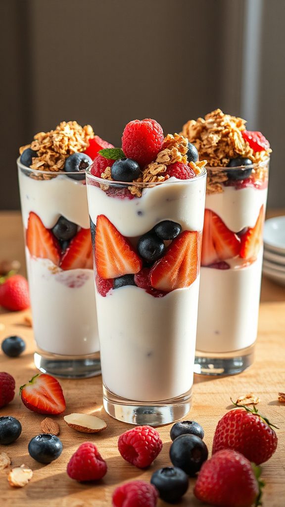 berry yogurt parfait delight