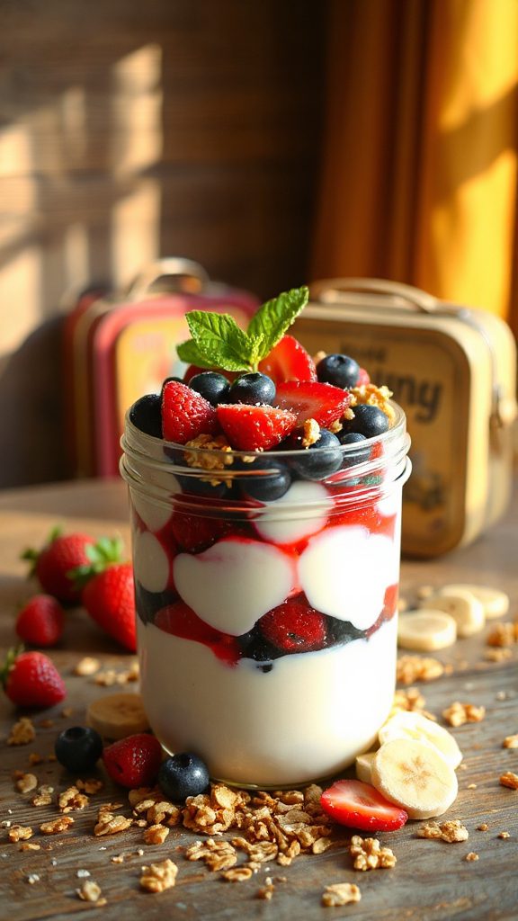 berry yogurt parfait recipe