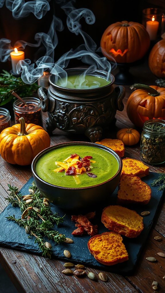 bewitching broccoli cheddar soup