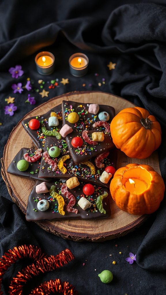bewitching halloween chocolate bark bewitching halloween chocolate bark