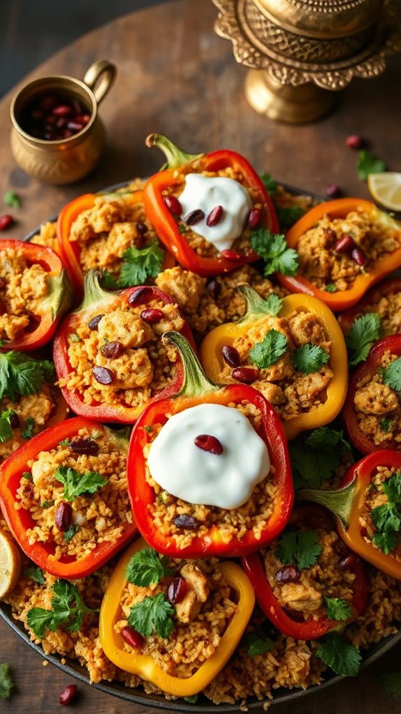 biryani stuffed bell peppers