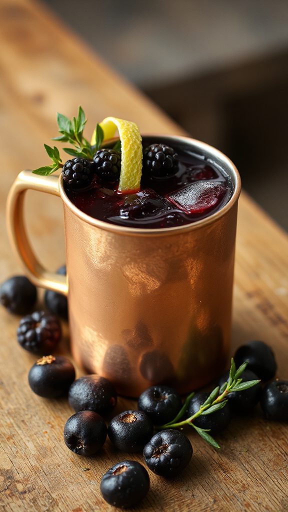 blackberry juniper mezcal mule blackberry juniper mezcal mule