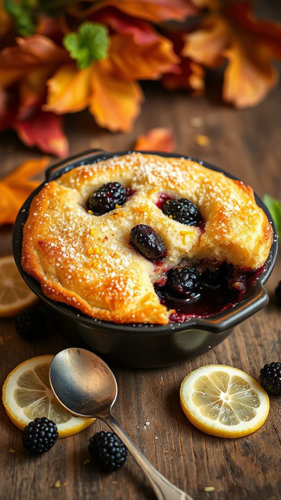 blackberry lemon cobbler recipe