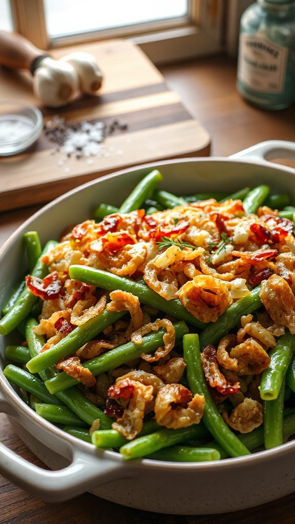 blanching enhances green beans