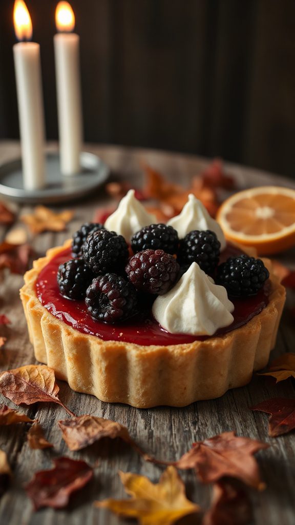 blood orange blackberry tart blood orange blackberry tart