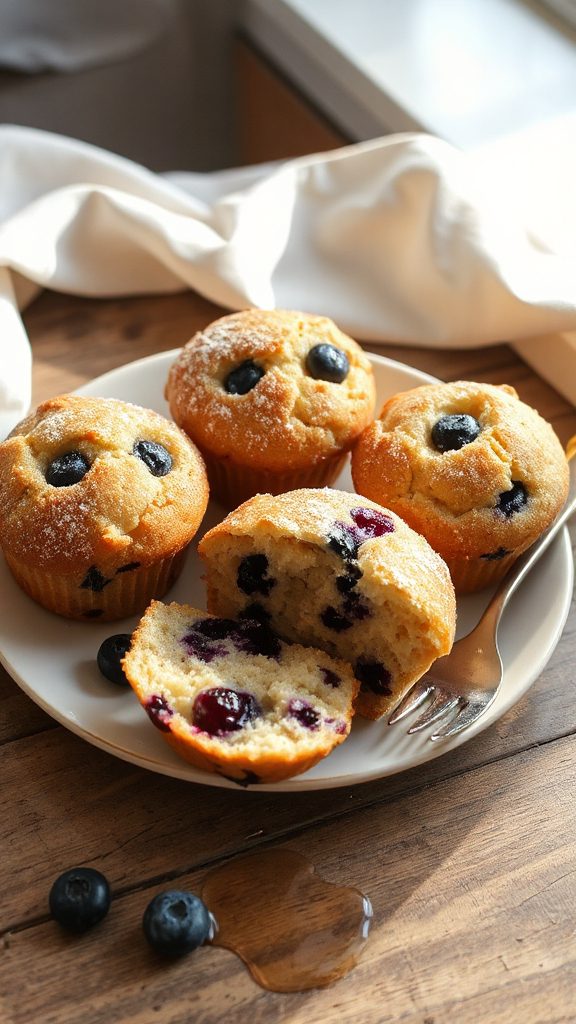 blueberry banana breakfast muffins blueberry banana breakfast muffins