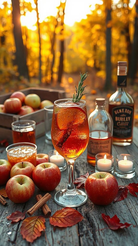 bourbon apple cider cocktail bourbon apple cider cocktail