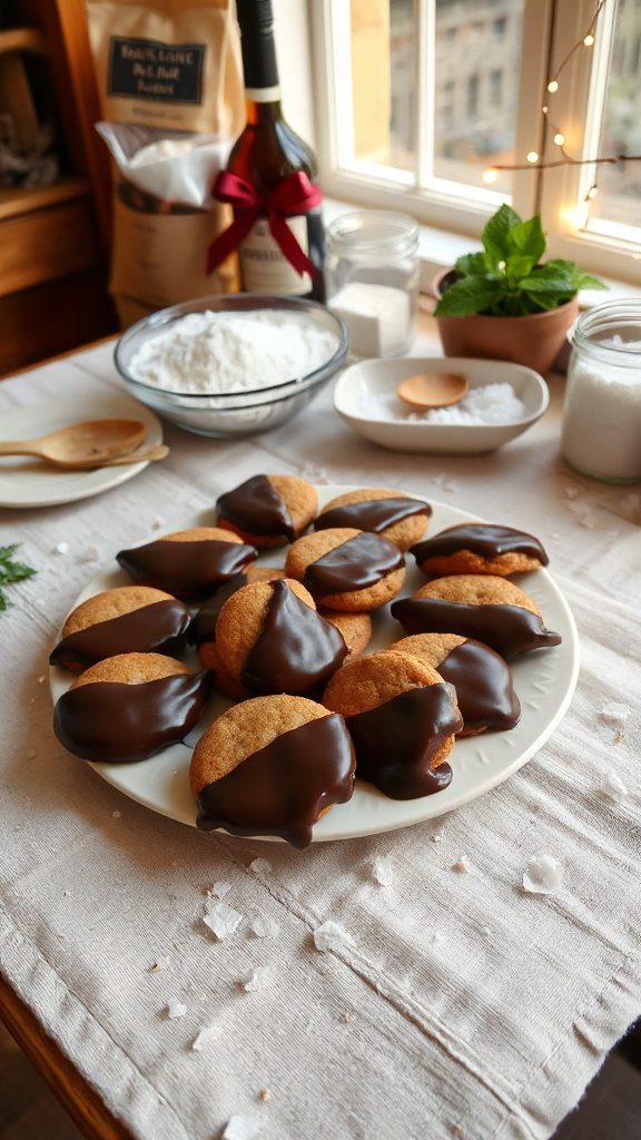 bourbon brown butter cookies