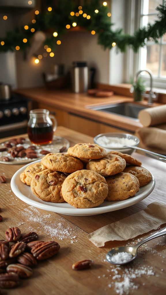 bourbon brown butter cookies
