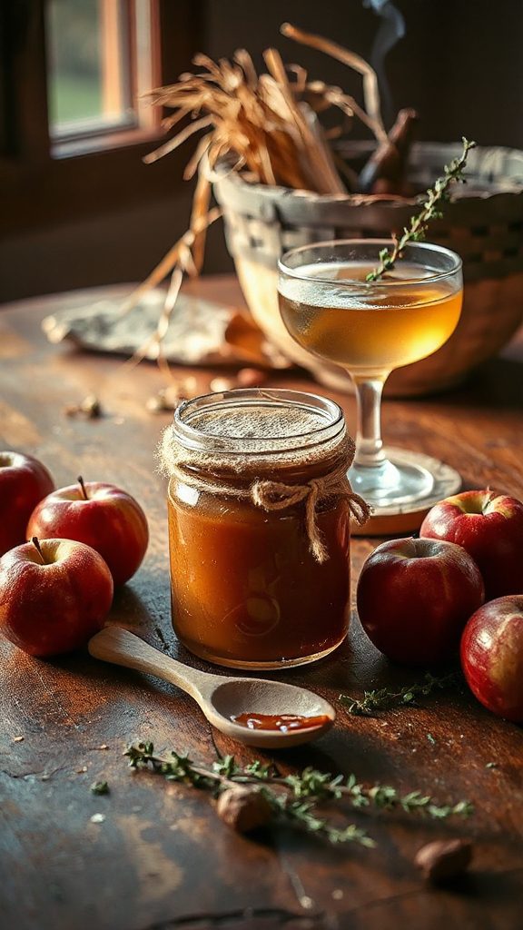 bourbon infused apple butter cocktail bourbon infused apple butter cocktail