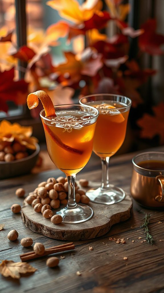 bourbon infused autumn cocktail delight bourbon infused autumn cocktail delight
