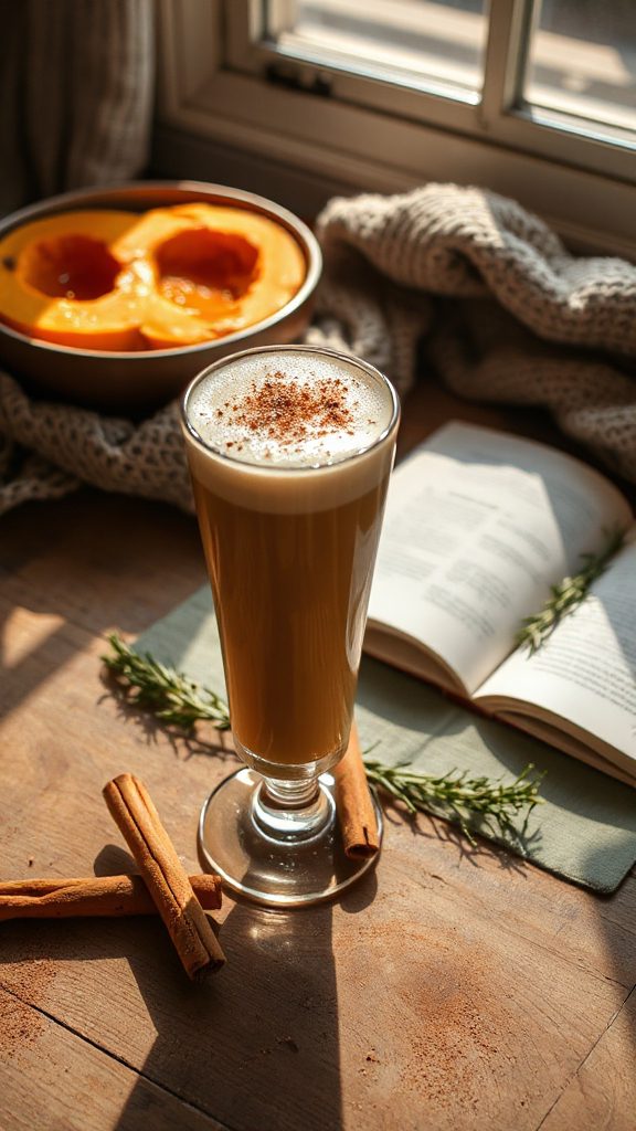 bourbon spiced butternut latte