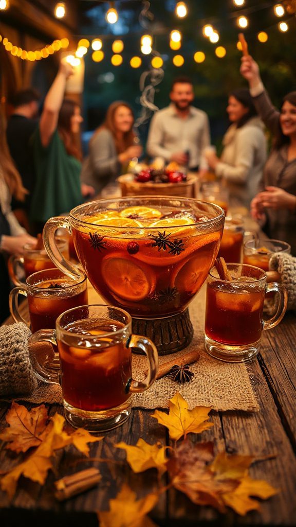 bourbon spiced warm cider