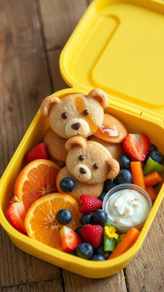 breakfast themed lunch bento