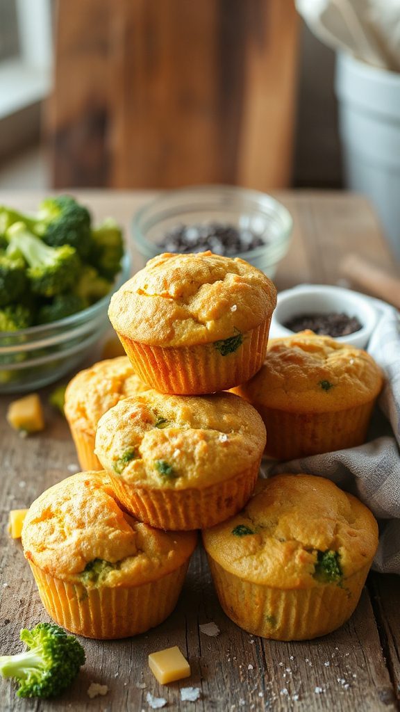 broccoli cheddar muffins recipe broccoli cheddar muffins recipe