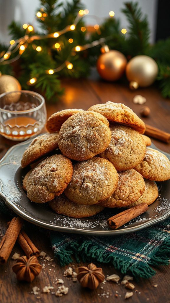 brown butter bourbon cookies