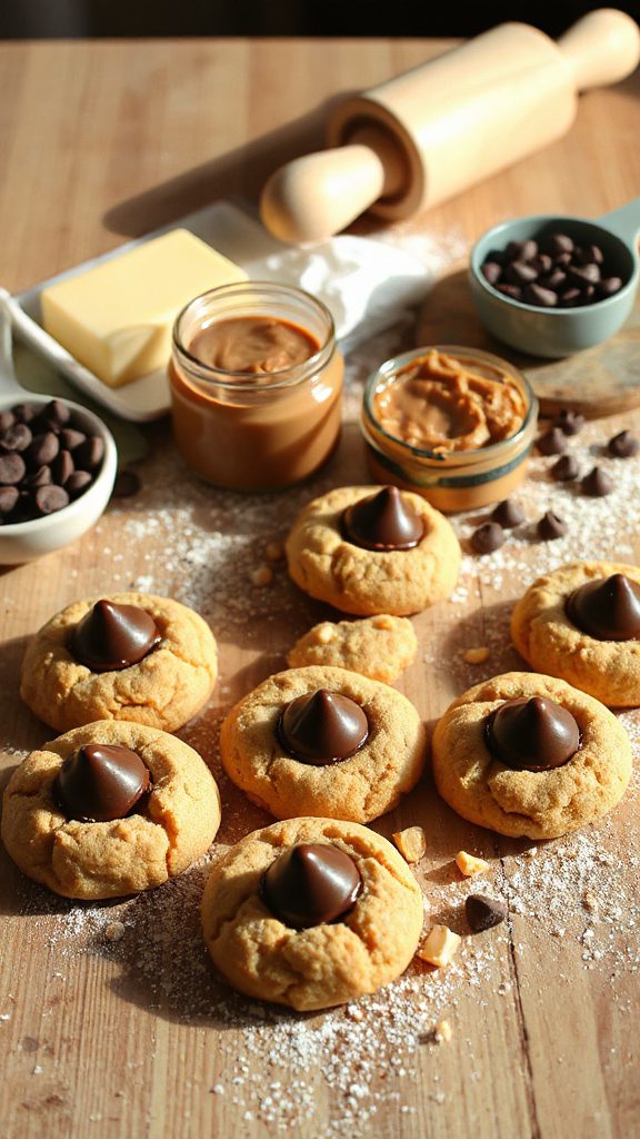 brown butter peanut butter cookies