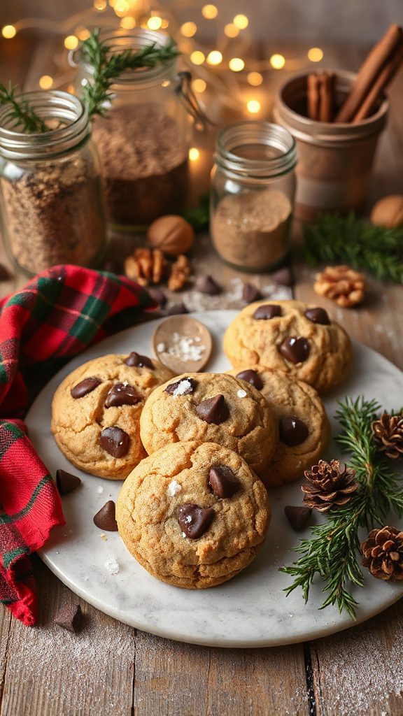 brown sugar chocolate cookies