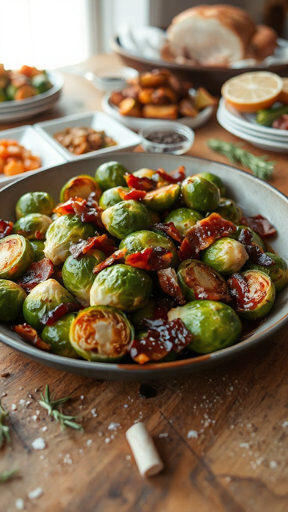 brussels sprouts bacon balsamic
