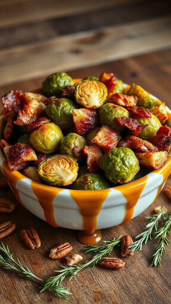 brussels sprouts with bacon glaze
