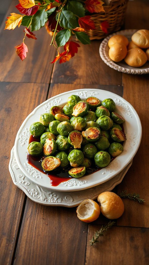brussels sprouts with balsamic glaze