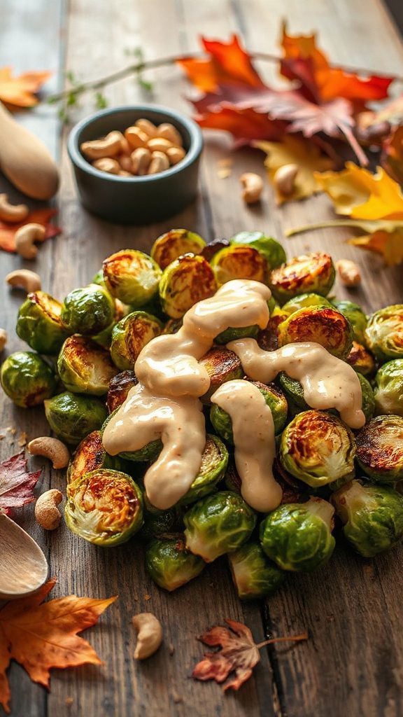 brussels sprouts with cashew cream brussels sprouts with cashew cream