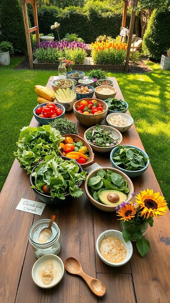 build your own salad build your own salad