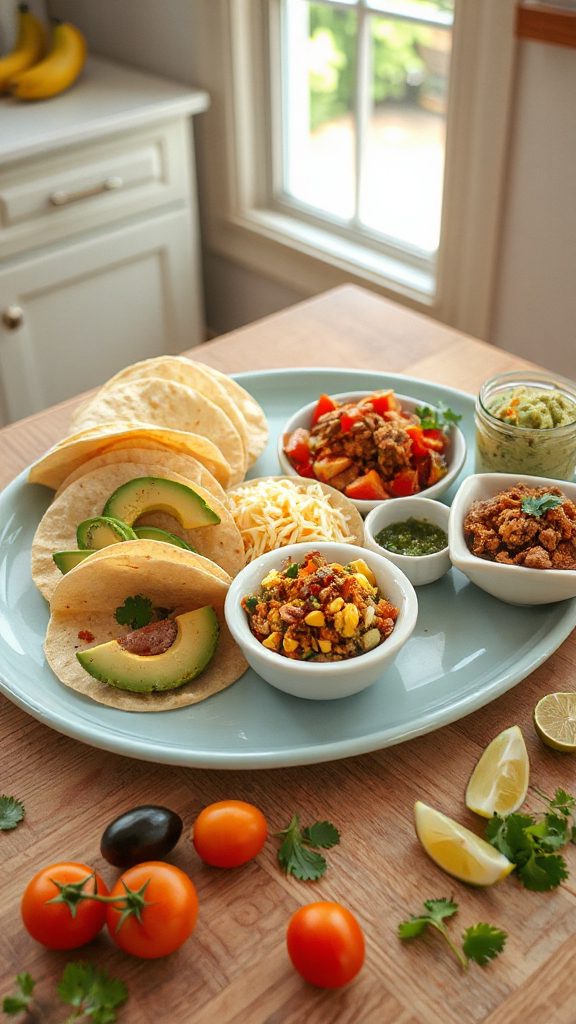 build your own tacos