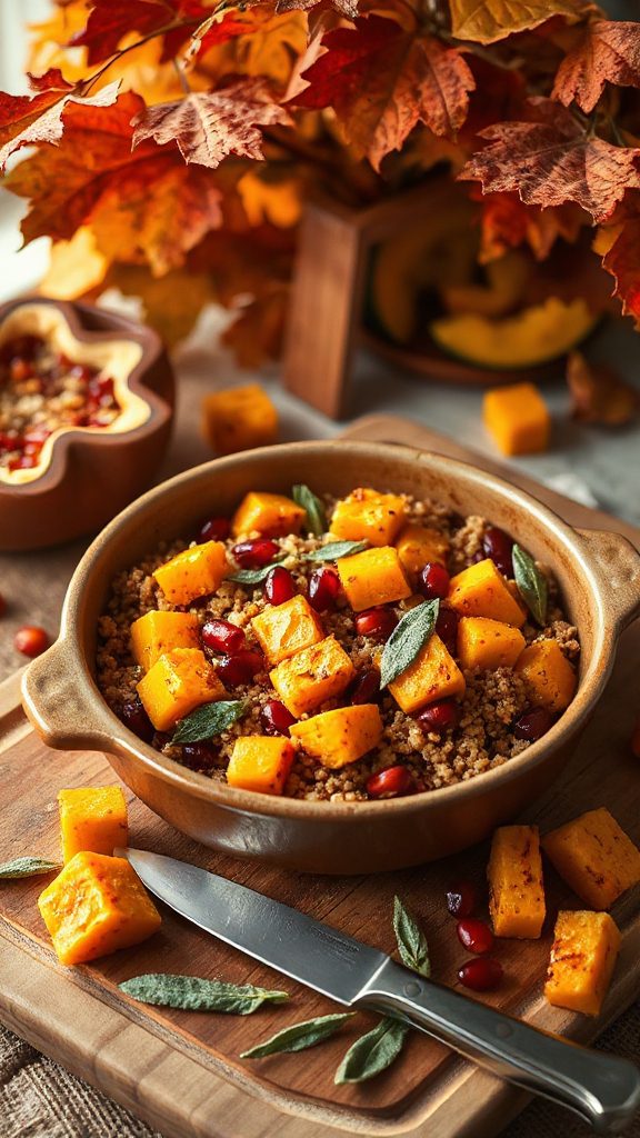 butternut squash quinoa bake